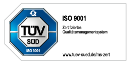 ISO 9001 LOGO TUEV SUED